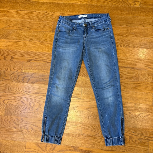 Guess Denim - Guess Blue Ankle Zip Cuffed Jeans